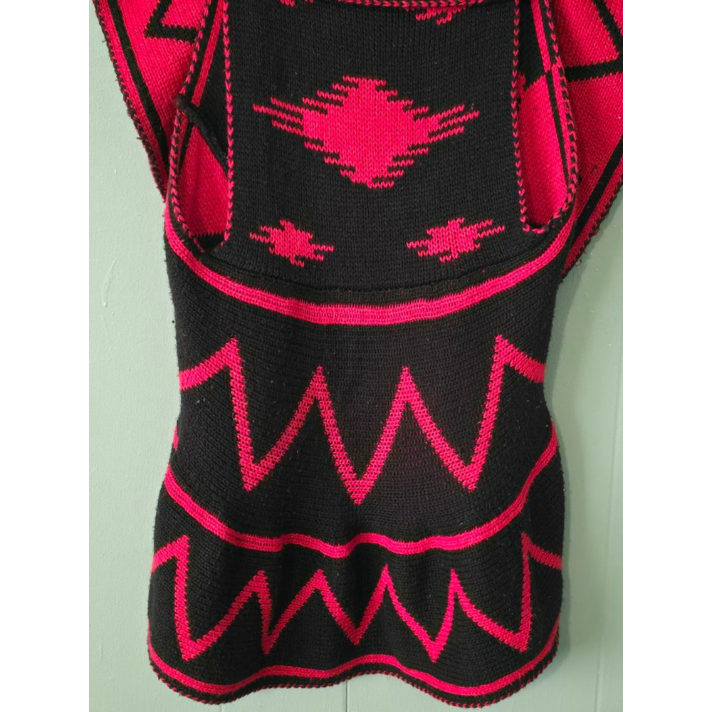 Women's New Directions Cardigan, PXL, Red & Black - Picture 8 of 8